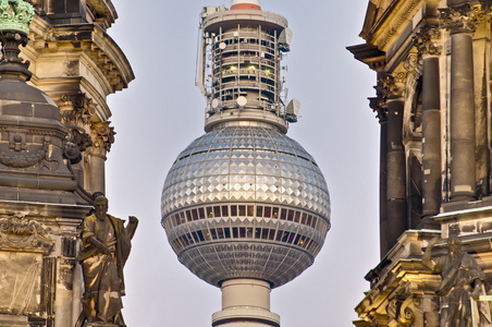 在柏林，德国 fernsehturm