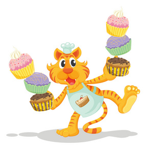 白狮子动画图片