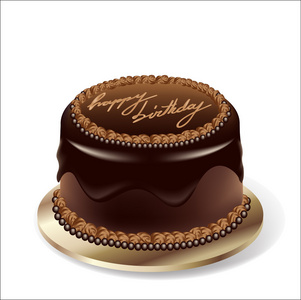 生日聚会巧克力蛋糕