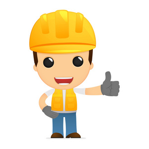 请戴安全帽漫画图片