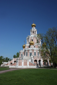 俄罗斯，莫斯科。教会的圣洁保护