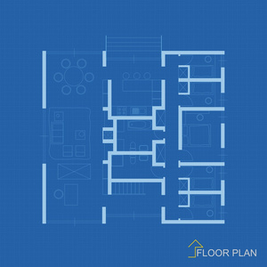 房子计划 蓝图矢量