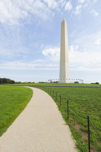 华盛顿纪念碑在全国商场