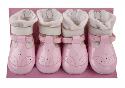 粉红色婴儿鞋