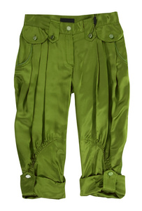 绿色短裤