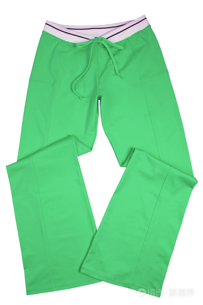 绿色的裤子