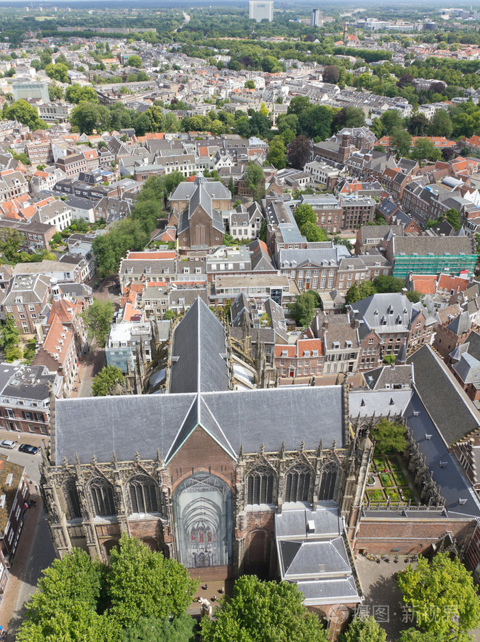 荷兰乌得勒支的鸟瞰图