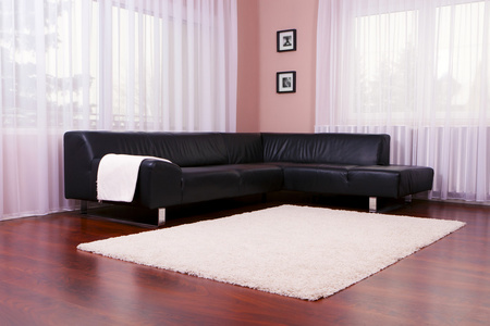 现代客厅的沙发床