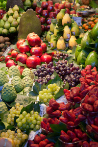 在巴塞罗那西班牙 la boqueria 市场