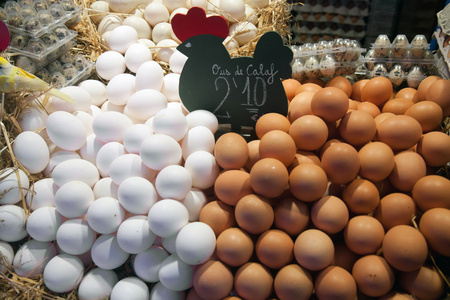 在巴塞罗那西班牙 la boqueria 市场