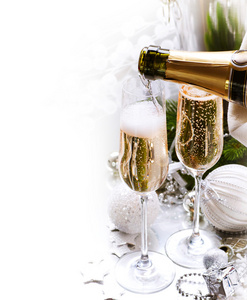 新的一年 celebration.champagne