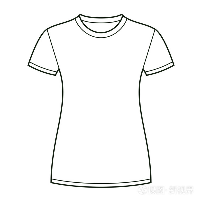 白色t 恤设计模板