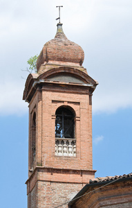 圣 giustina 塔教堂。费拉拉。艾米利亚罗马涅。意大利
