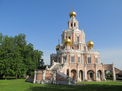 俄罗斯，莫斯科。教会的圣洁保护