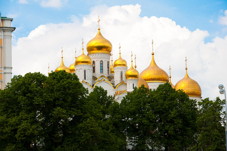 在莫斯科，俄罗斯莫斯科克里姆林宫的教堂