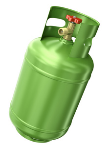 绿色气体容器