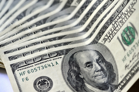 美国的钱图片