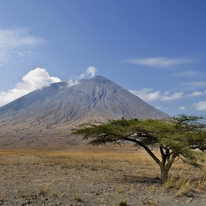 tanzani 火山，ol 伦伦，坦桑尼亚非洲