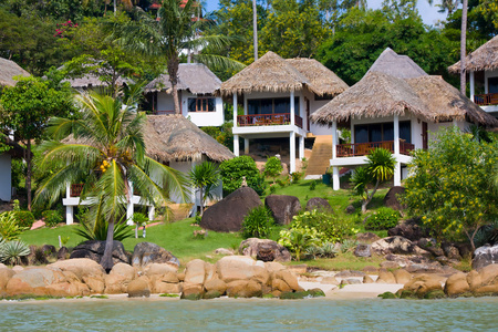 热带海滩房子