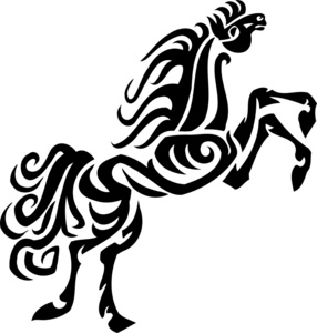 蛇龙猪公鸡兔马猴狗虎牛公牛鼠标,黑色和白色矢量卡通插画与七彩花朵