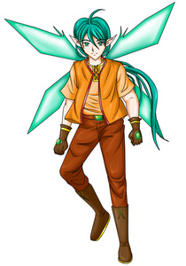 动漫小精灵图片