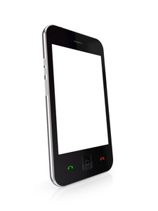 modern mobiltelefon med pekskrm