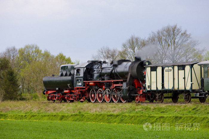 蒸汽火车，veendamstadskanaal 荷兰