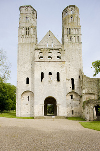 修道院的法国诺曼底，jumieges