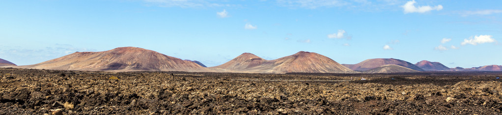 在兰萨罗特岛火山区