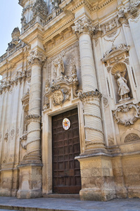 大教堂的圣乔瓦尼巴蒂斯塔。拉察。普利亚大区。意大利