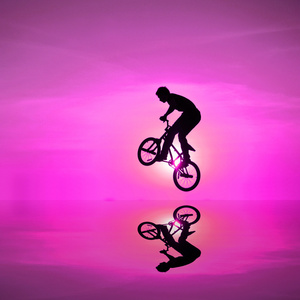 小轮车行动图片