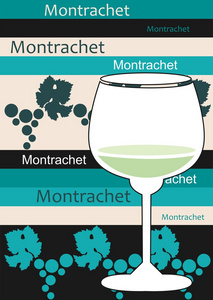 白法国红酒montrachet