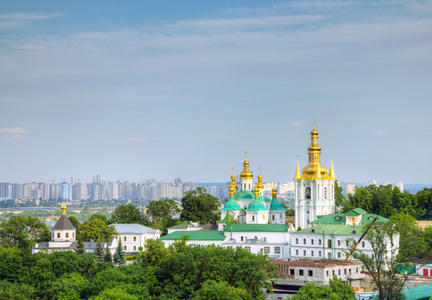 在基辅，乌克兰基辅佩乔尔斯克修道院修道院
