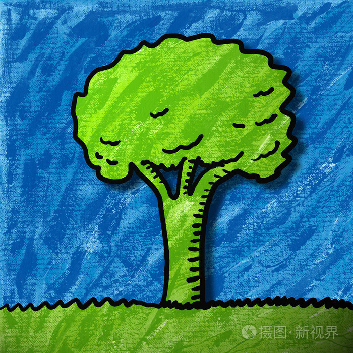树绘画