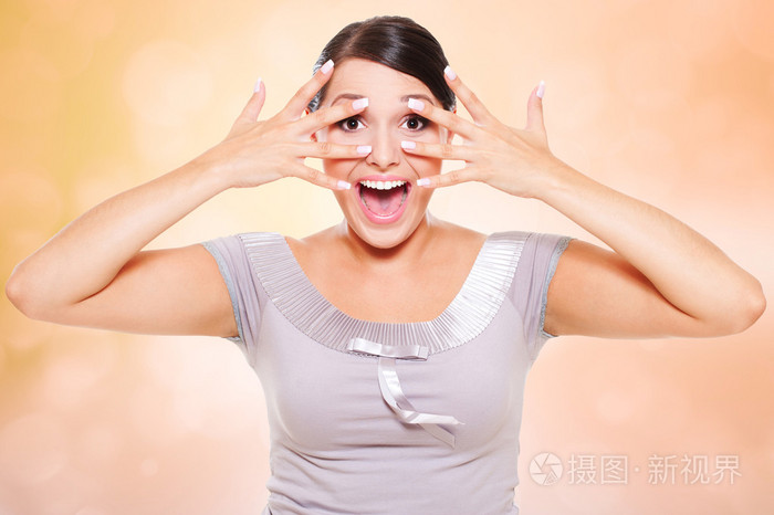 快乐情绪化的女人