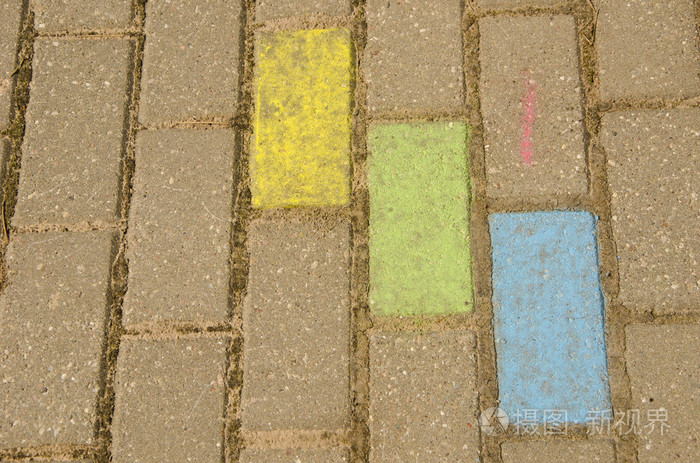 彩色路沿石