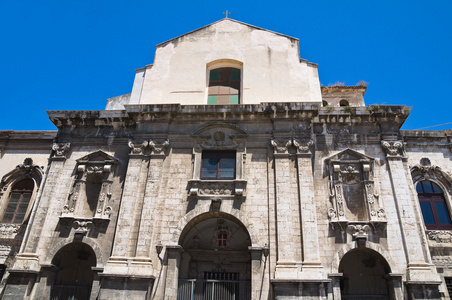 Church of the Monte di Piet. Barletta. Puglia. Italy.