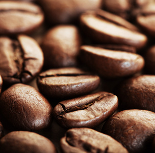 褐色咖啡豆