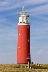 灯塔，de cocksdorp，texel 岛荷兰