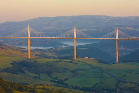 Millau Viaduct, Aveyron Dpartement, France