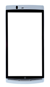 病案在白色背景上孤立的病案智能手机照片