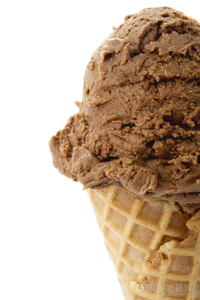 巧克力冰淇淋蛋筒