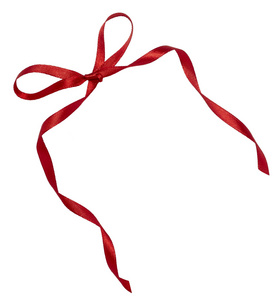 红丝带庆祝圣诞节生日