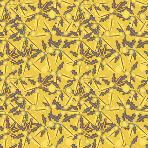 中黄颜色的抽象无缝模式
