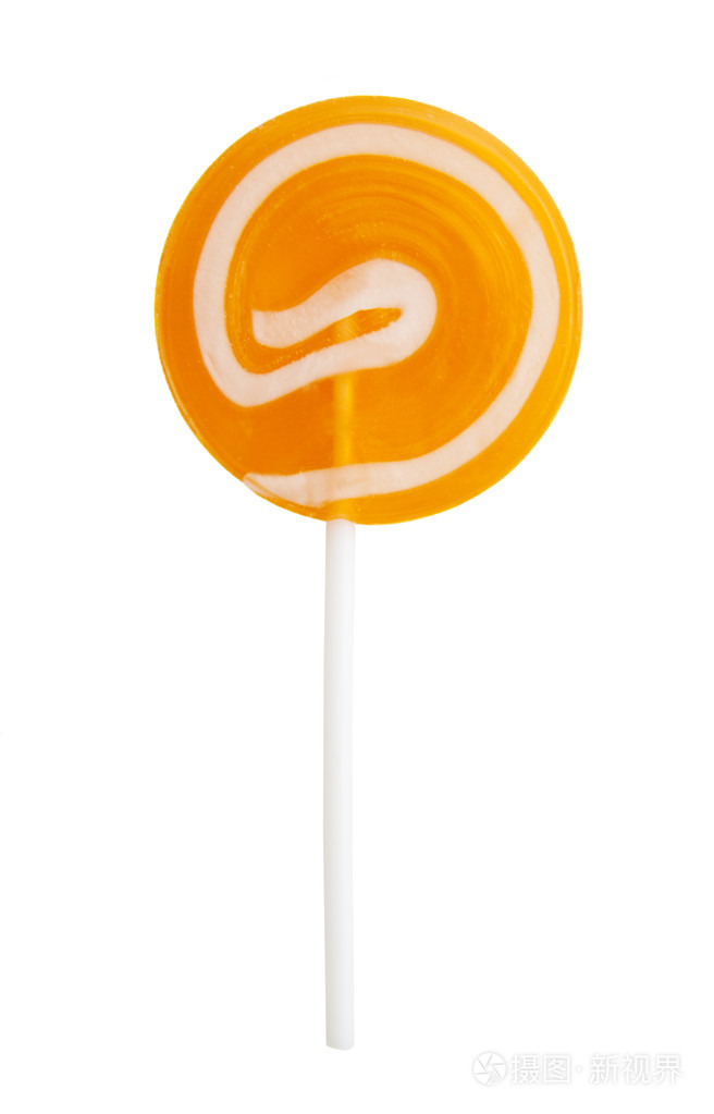 橙色棒棒糖