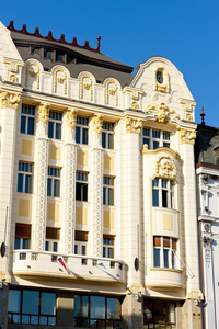 宫殿的匈牙利外汇银行，主广场 hlavne 名称