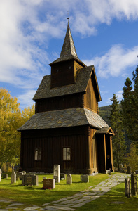 挪威游览 stavkirke