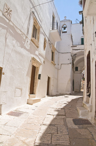 小巷。奥斯。普利亚大区。意大利