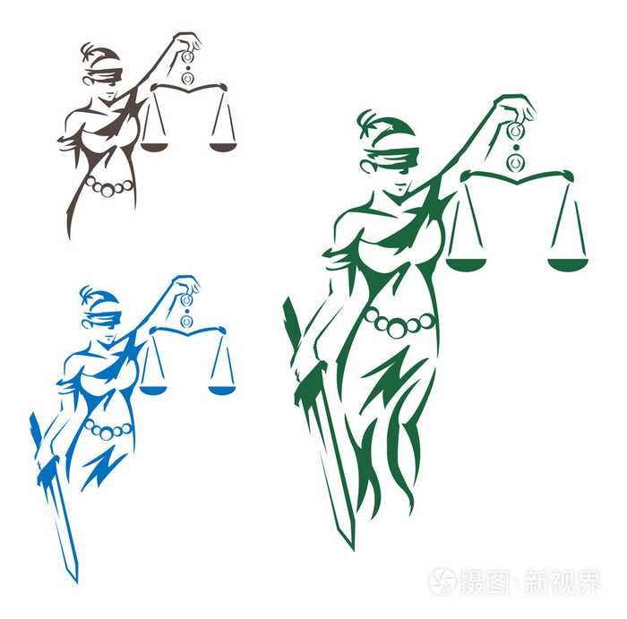 正义女神插画-正版商用图片19rbv7-摄图新视界