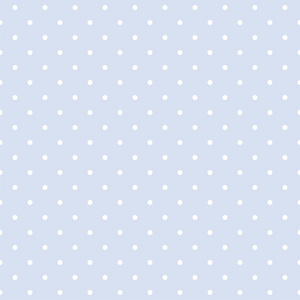 矢量无缝花纹有甜淡蓝色背景上的白色圆点